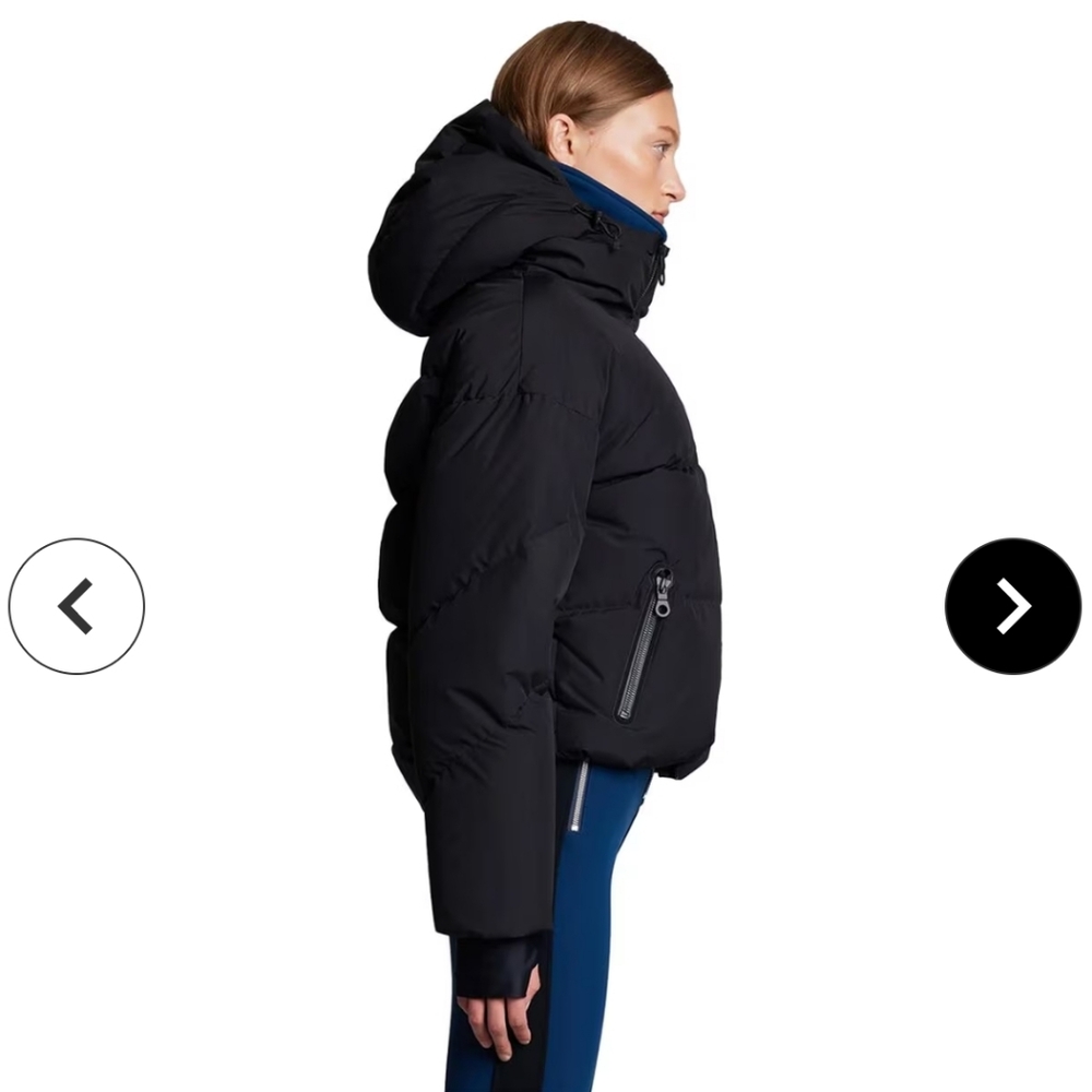Cordova Meribel Hooded Down Puffer Ski Jacket Onyx Black - Picture 6 of 17